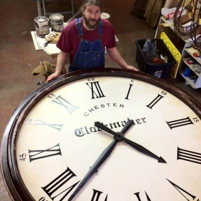 Copper Star Clock 01