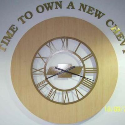 Copper Star Clock 03