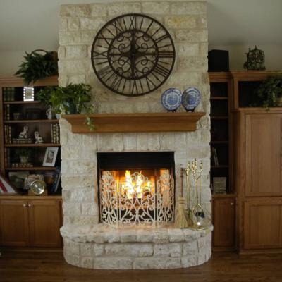 Copper Star Clock 05