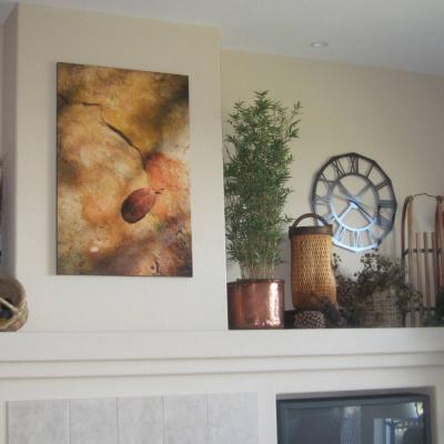 Copper Star Clock 08