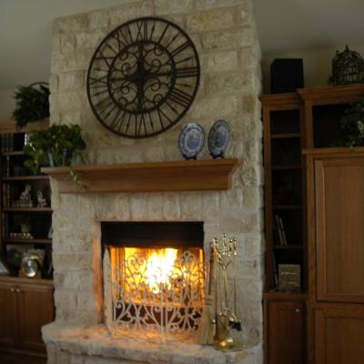 Copper Star Clock 12