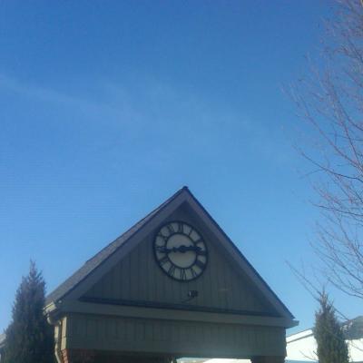 Copper Star Clock 18