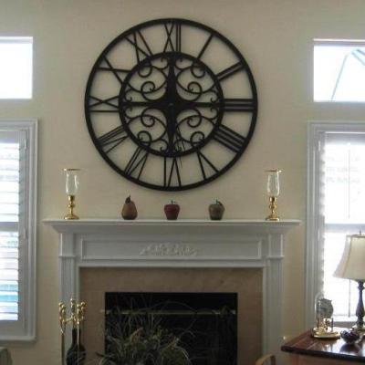 Copper Star Clock 27