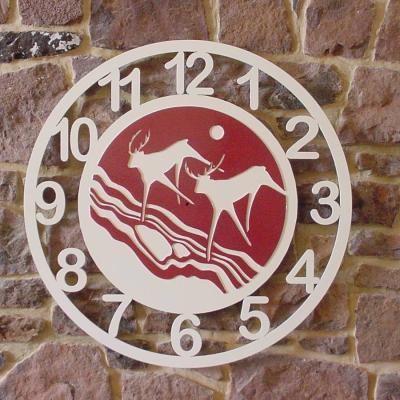 Copper Star Clock 30