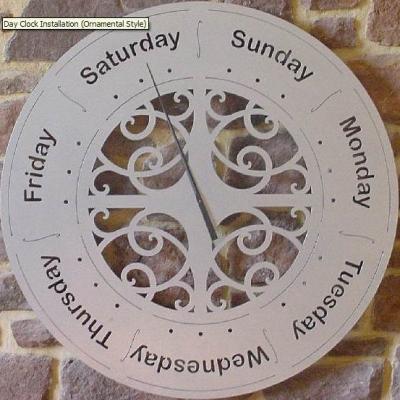 Copper Star Clock 32