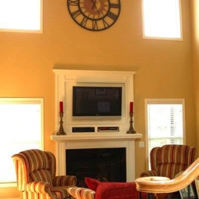 Copper Star Clock 34